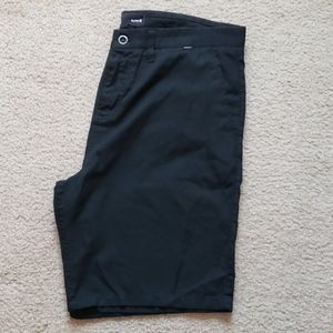 Hurley Black Twill Shorts